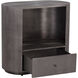 Siena 30 X 28 inch Gunmetal Night Stand